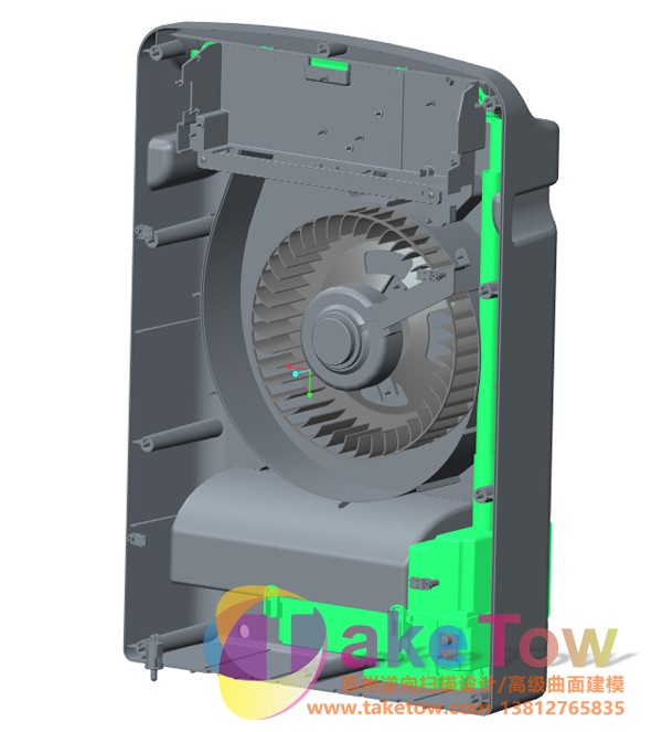 结构设计案例-空气净化加湿一体机