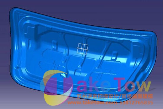 汽车尾箱逆向抄数测绘建模设计