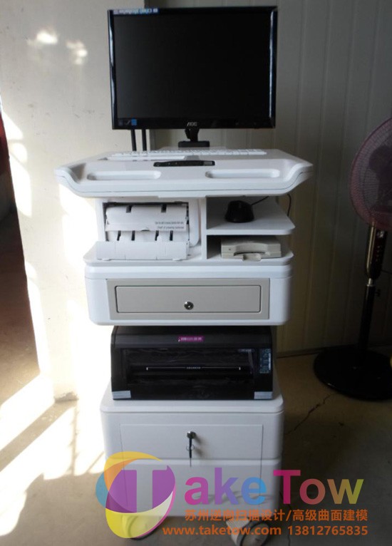 医疗台车逆向建模设计