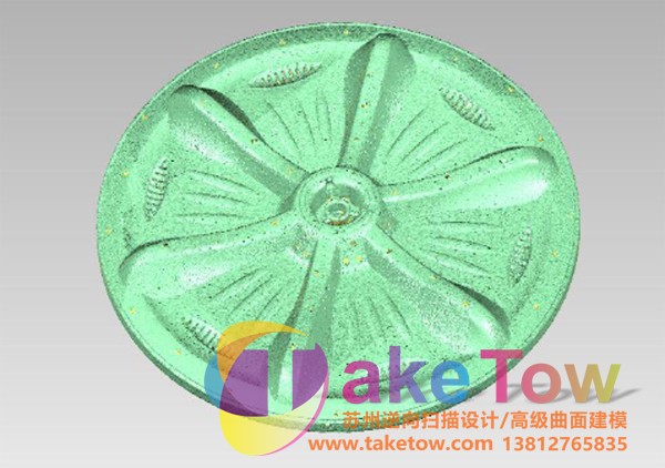 涡轮逆向抄数点云建模