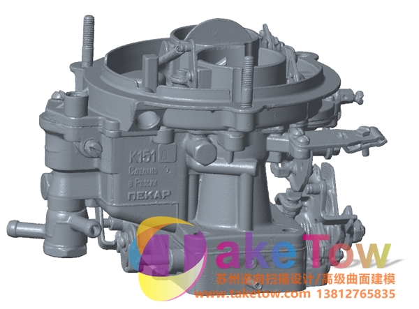 逆向抄数“汽车节气门”技术分享-提供STL下载